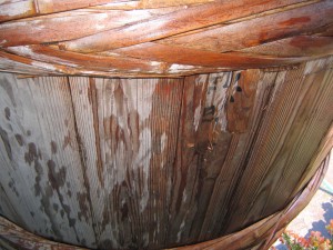 桶の水張 桶の水張